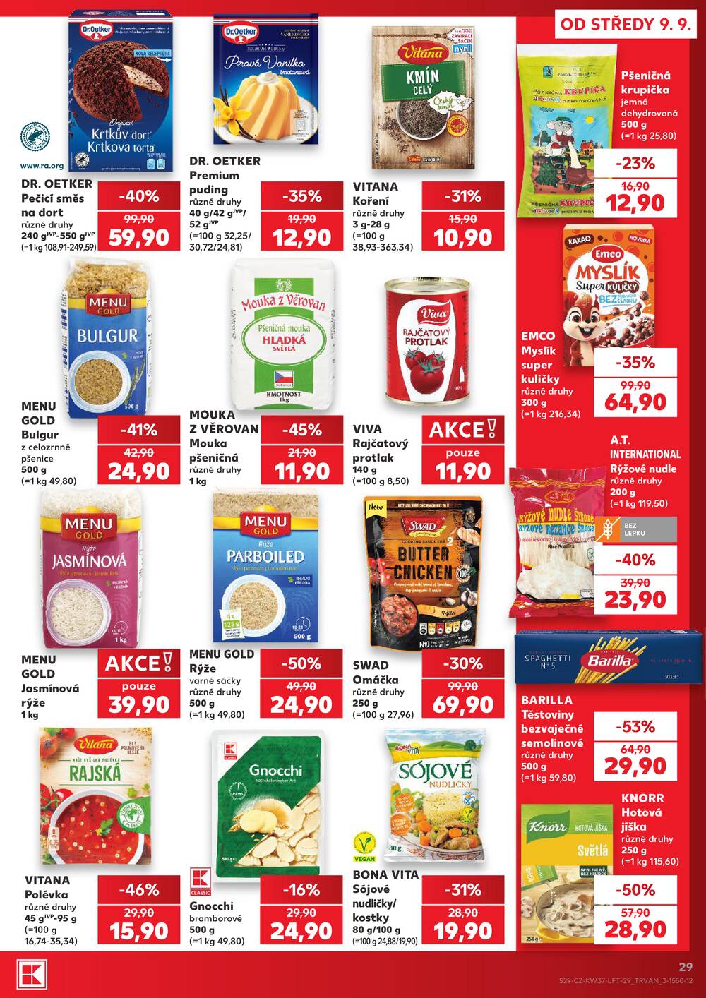Kaufland 9.9. - 15.9. - Kaufland - Chrudim