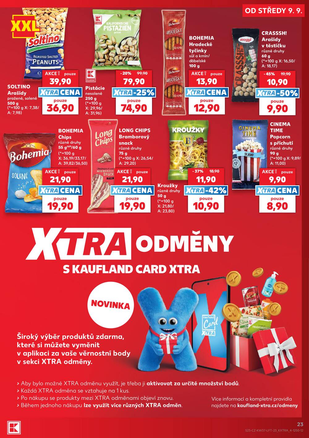 Leták Kaufland - Kaufland 9.9. - 15.9. - Kaufland - Prostějov (Okružní ulice) - strana 23