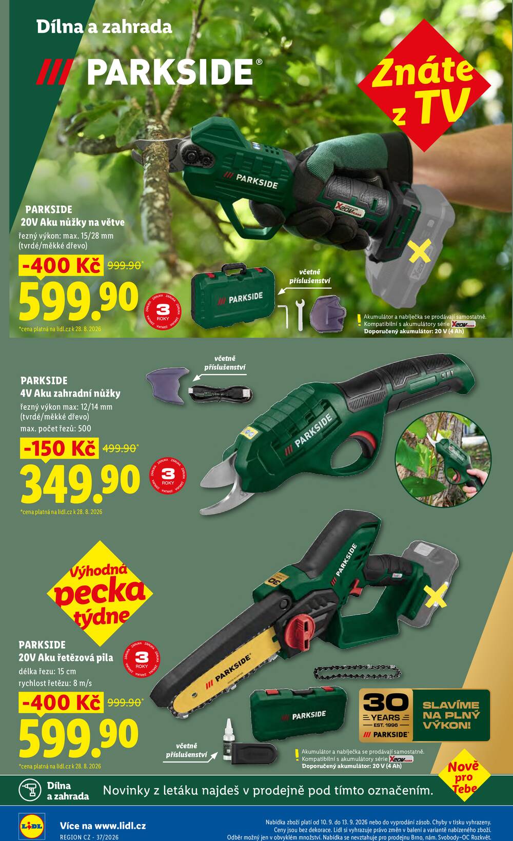Lidl Čtvrtek od 10.9. do 13.9.2026
