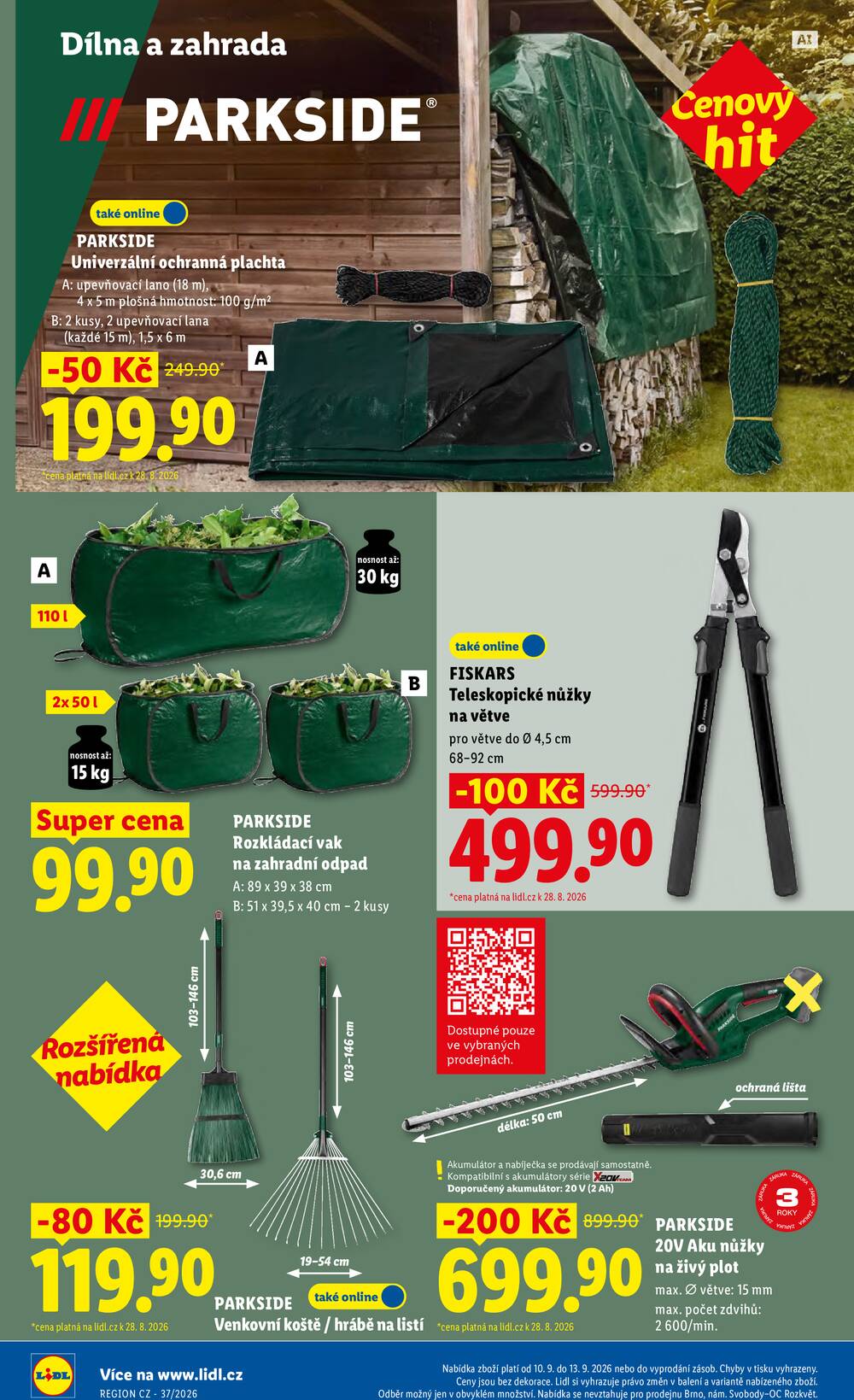 Lidl Čtvrtek od 10.9. do 13.9.2026
