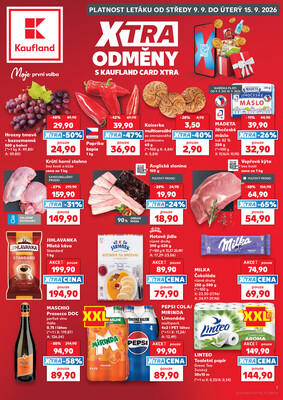 Leták Kaufland 9.9. - 15.9. - Kaufland - Mělník