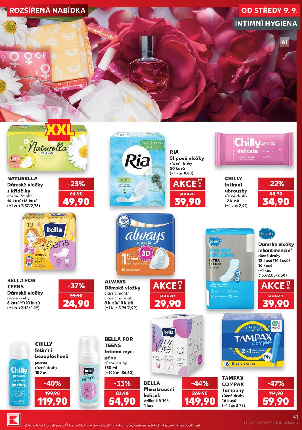 Leták Kaufland - Kaufland 9.9. - 15.9. - Kaufland Poděbrady - U Garáží - strana 41