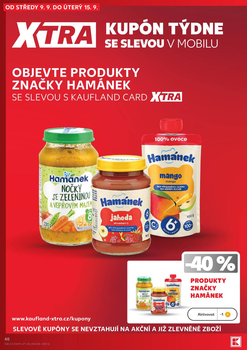 Leták Kaufland - Kaufland 9.9. - 15.9. - Kaufland - Kuřim - strana 40