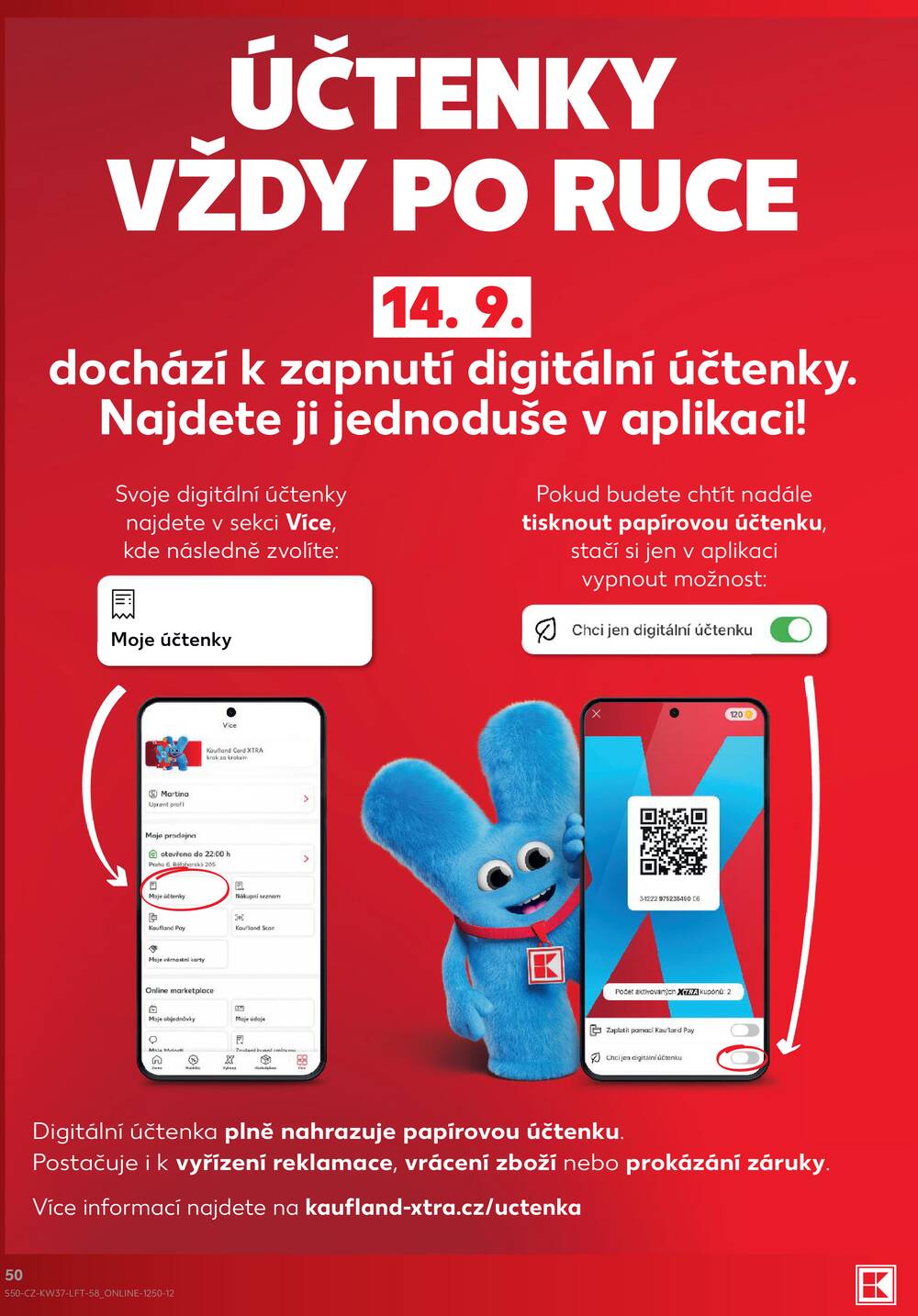Leták Kaufland - Kaufland 9.9. - 15.9. - Kaufland - Brno - Židenice - strana 50 Leták Kaufland - Kaufland 9.9. - 15.9. - Kaufland - Brno - Židenice - strana 50