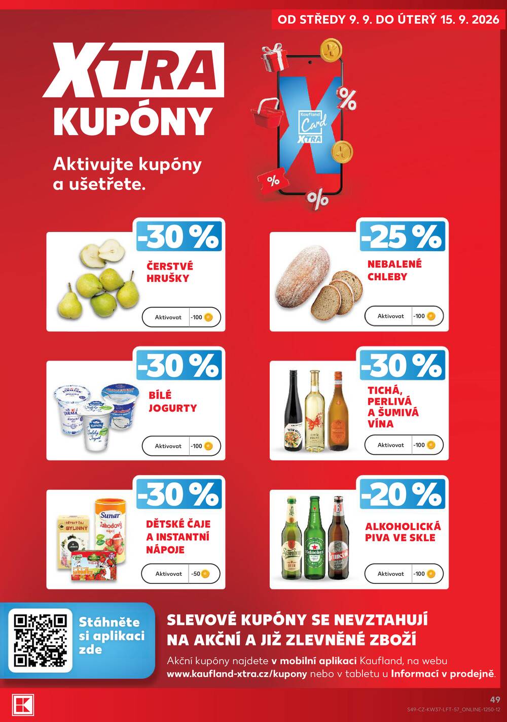 Leták Kaufland - Kaufland 9.9. - 15.9. - Kaufland - Pardubice (Bělehradská) - strana 49