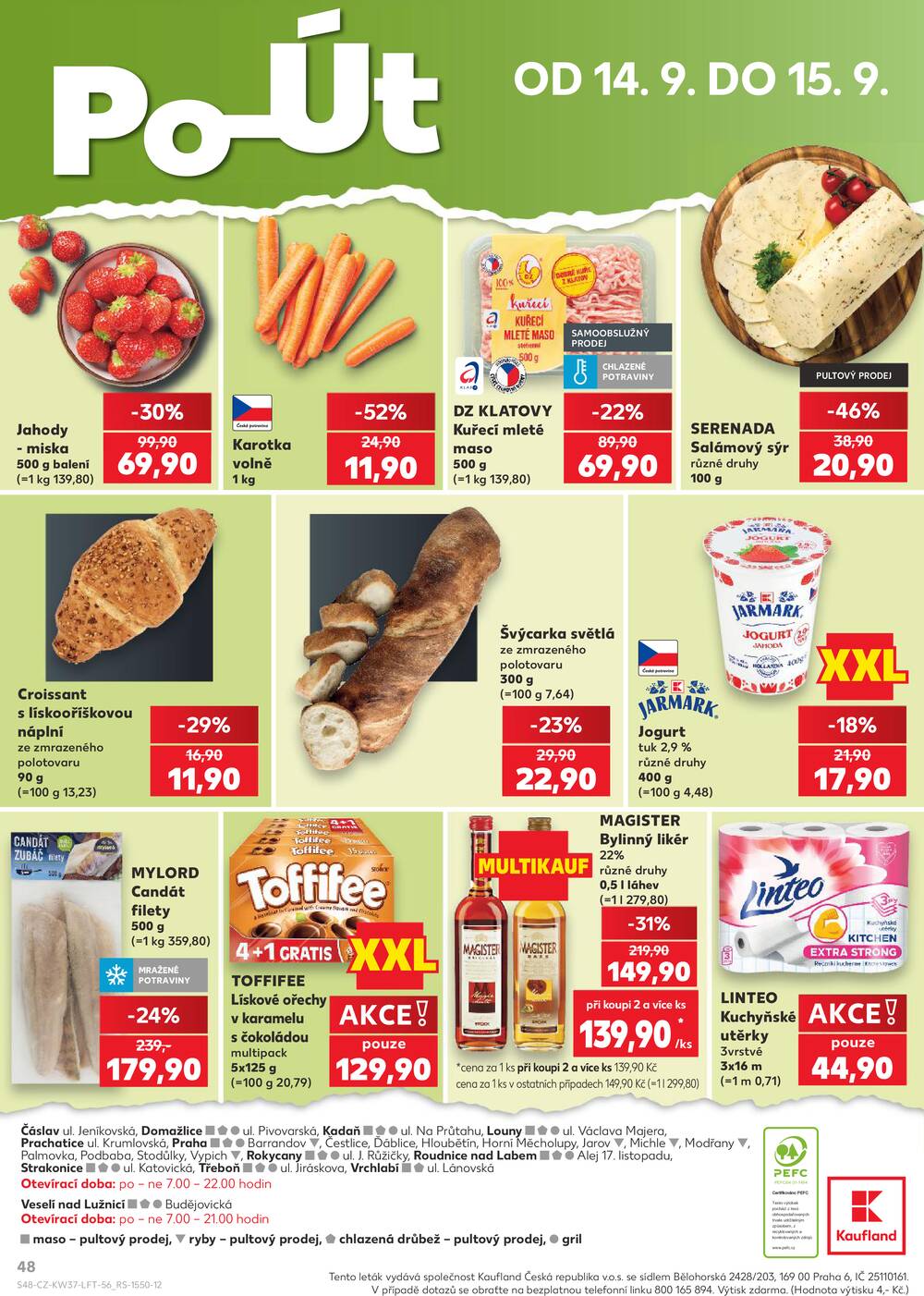 Kaufland 9.9. - 15.9. - Kaufland - Vrchlabí