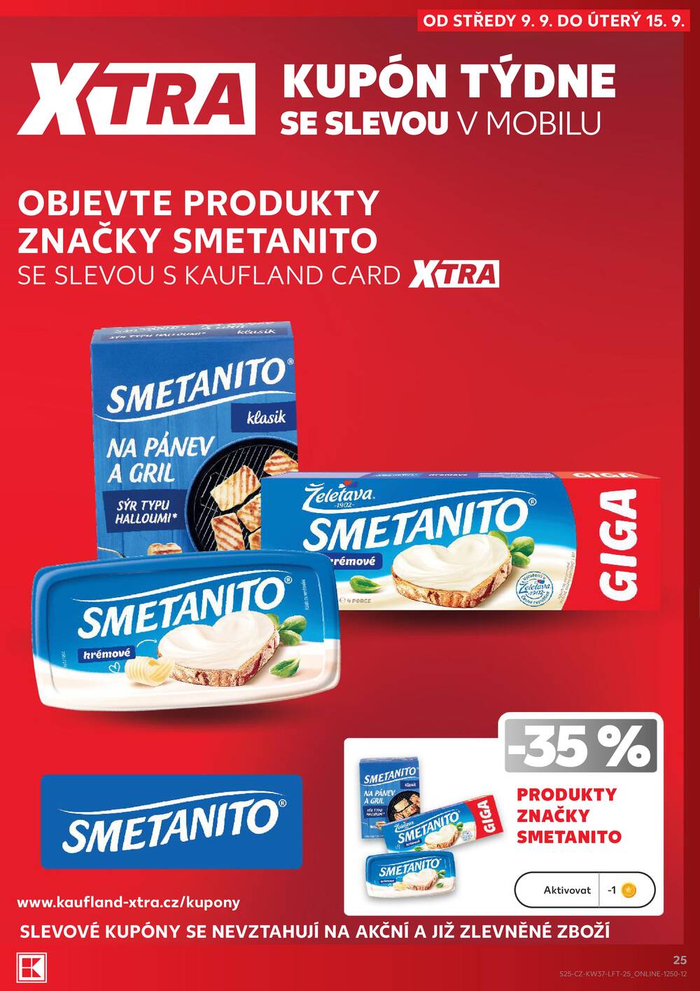 Leták Kaufland - Kaufland 9.9. - 15.9. - Kaufland - Olomouc - Štursova - strana 25