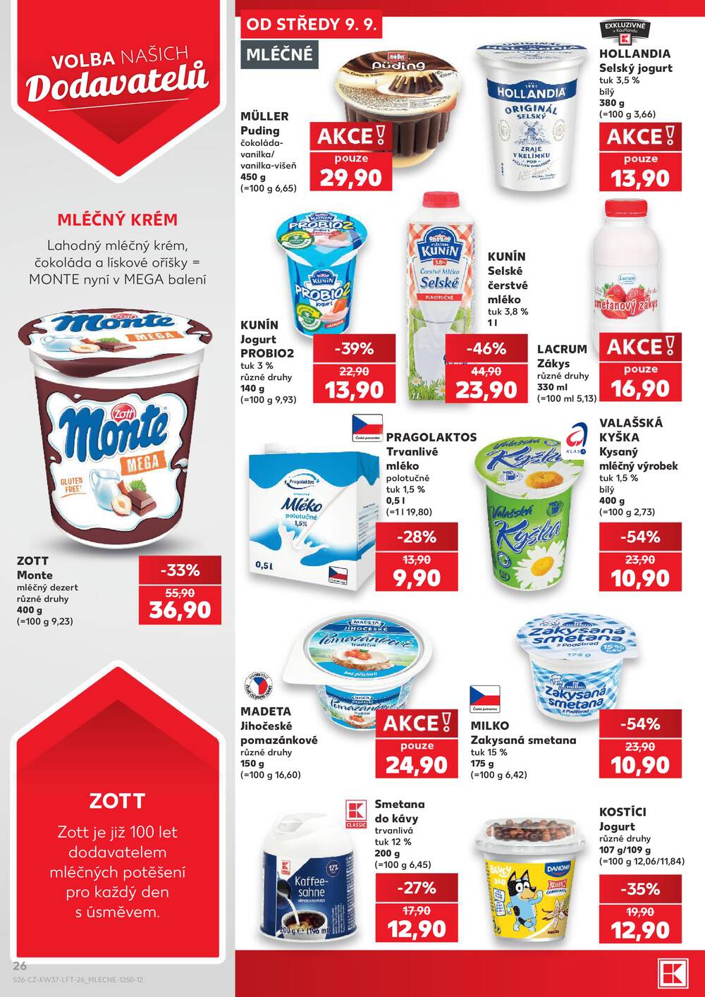 Kaufland 9.9. - 15.9. - Kaufland - Roudnice nad Labem
