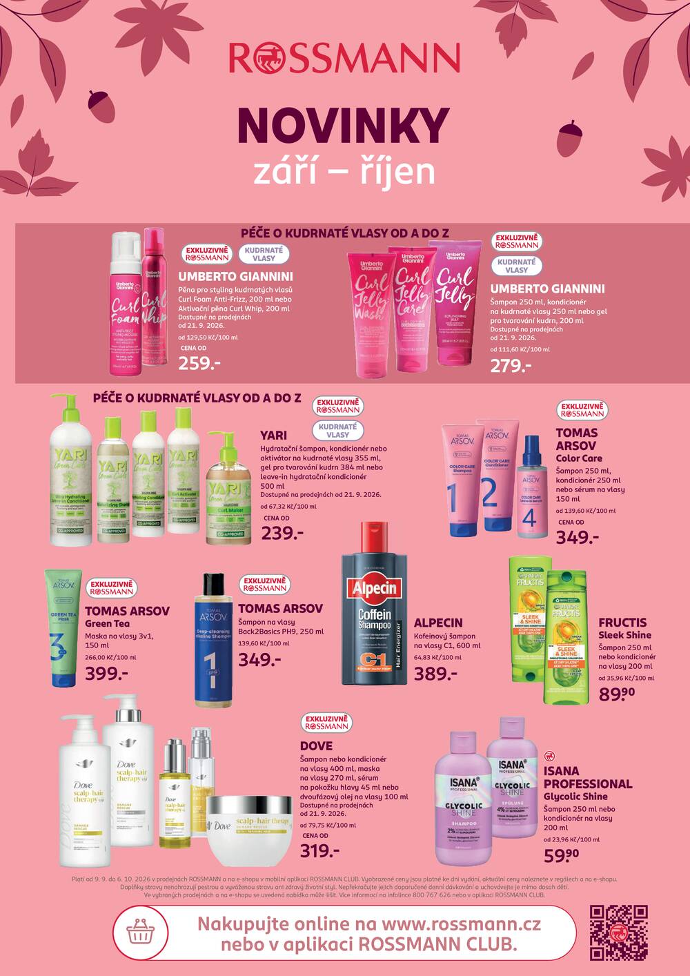 ROSSMANN katalog Novinky 9.9. - 6.10.