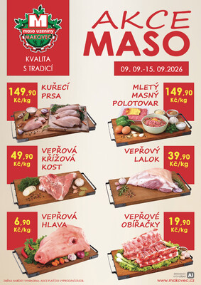 MAKOVEC a.s. – maso uzeniny : 5 letáků