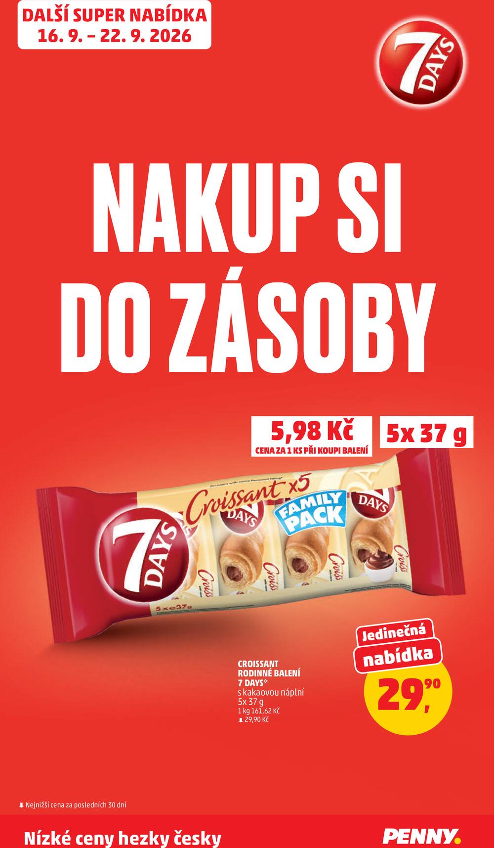 Penny Market od 16.9. do 22.9.2026