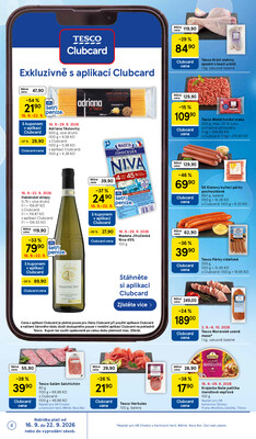 Tesco supermarkety od 16.9. do 22.9.2026