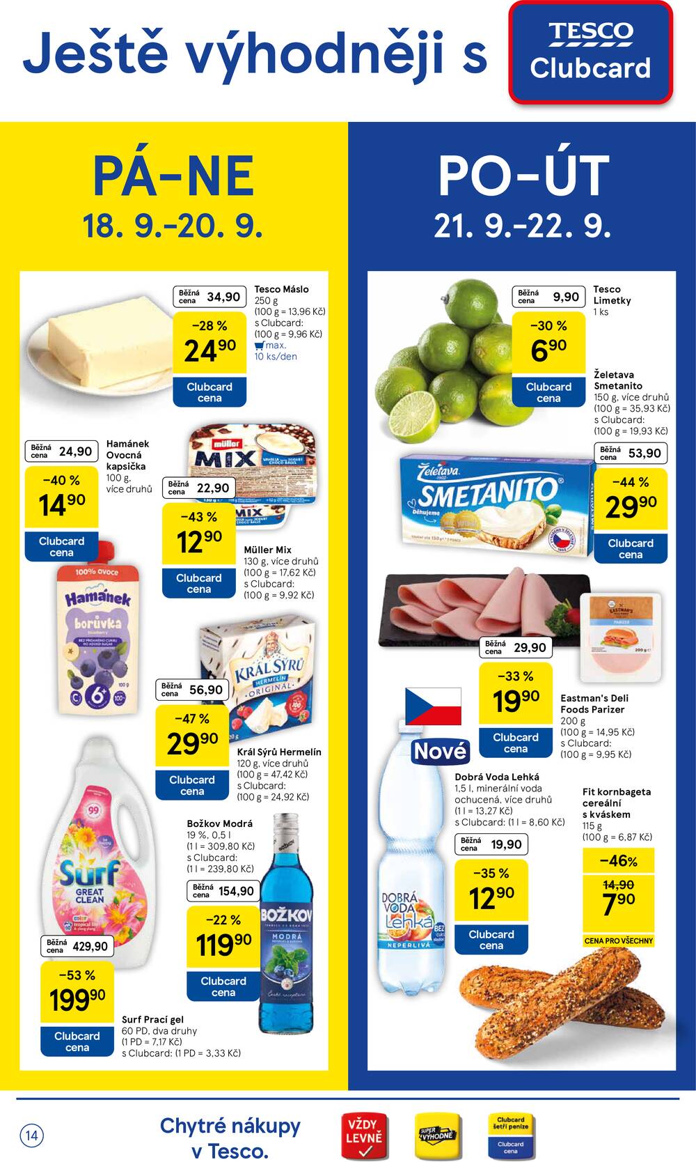 Leták Tesco - Tesco hypermarkety od 16.9. do 22.9.2026 - strana 14
