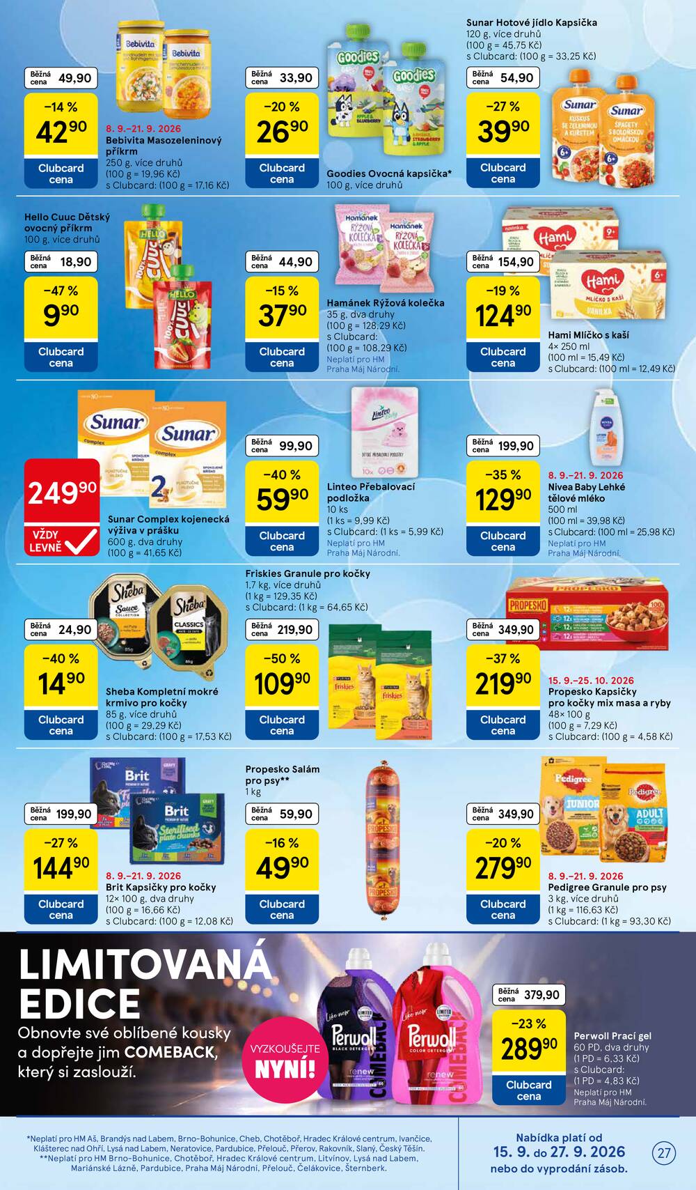 Tesco hypermarkety od 16.9. do 22.9.2026