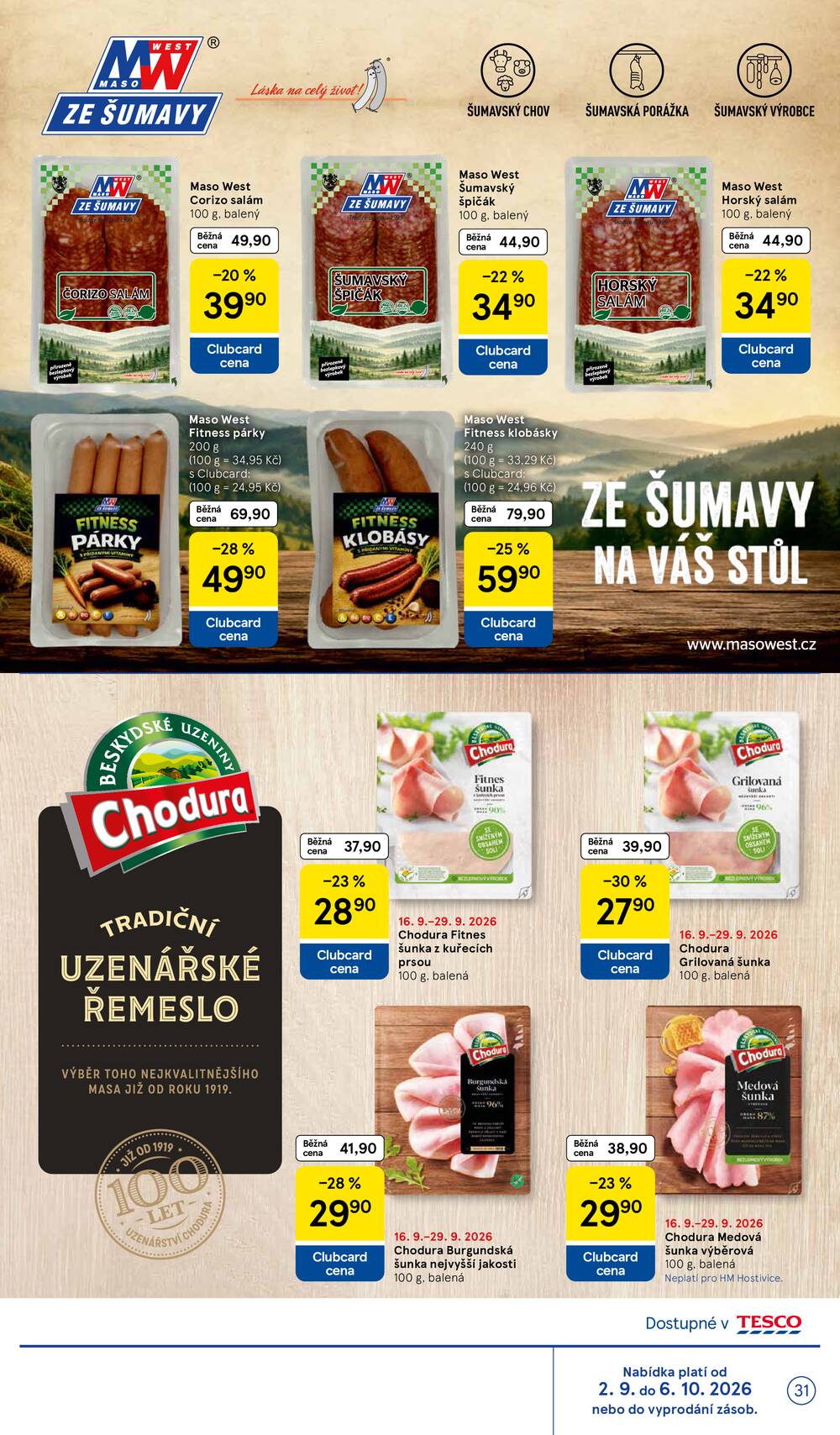 Leták Tesco - Tesco hypermarkety od 16.9. do 22.9.2026 - strana 31