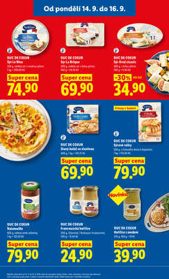 Lidl od 14.9. do 16.9.2026