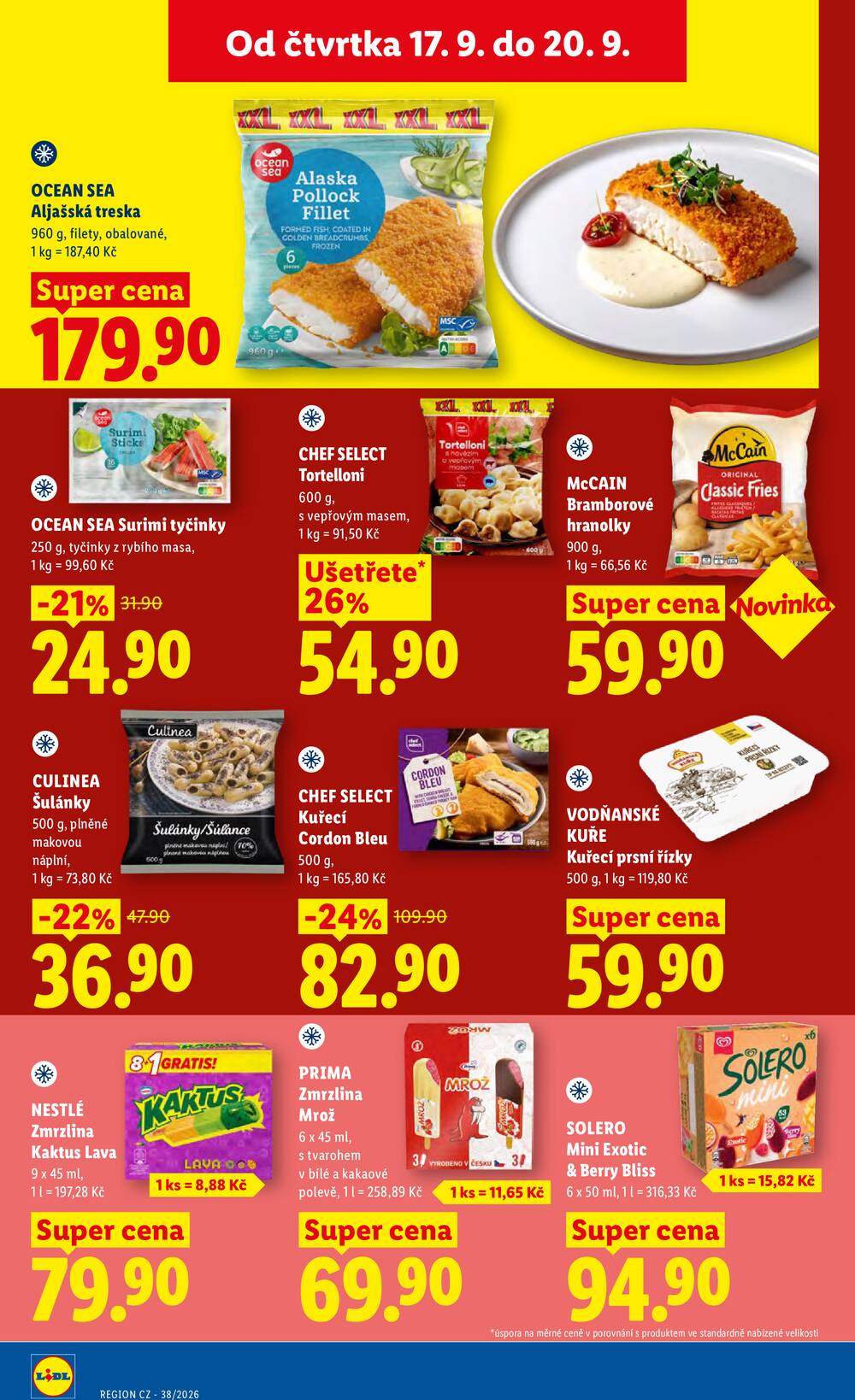 Lidl Čtvrtek od 17.9. do 20.9.2026