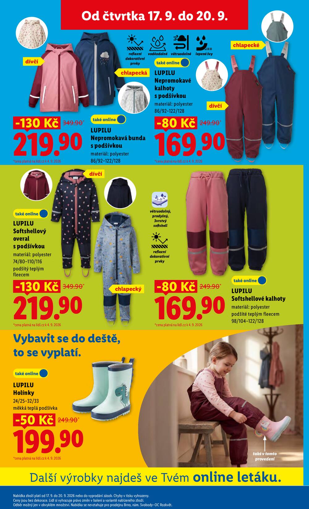 Lidl Čtvrtek od 17.9. do 20.9.2026