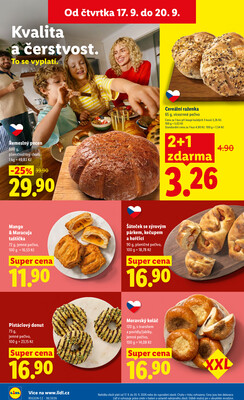 Lidl Čtvrtek od 17.9. do 20.9.2026
