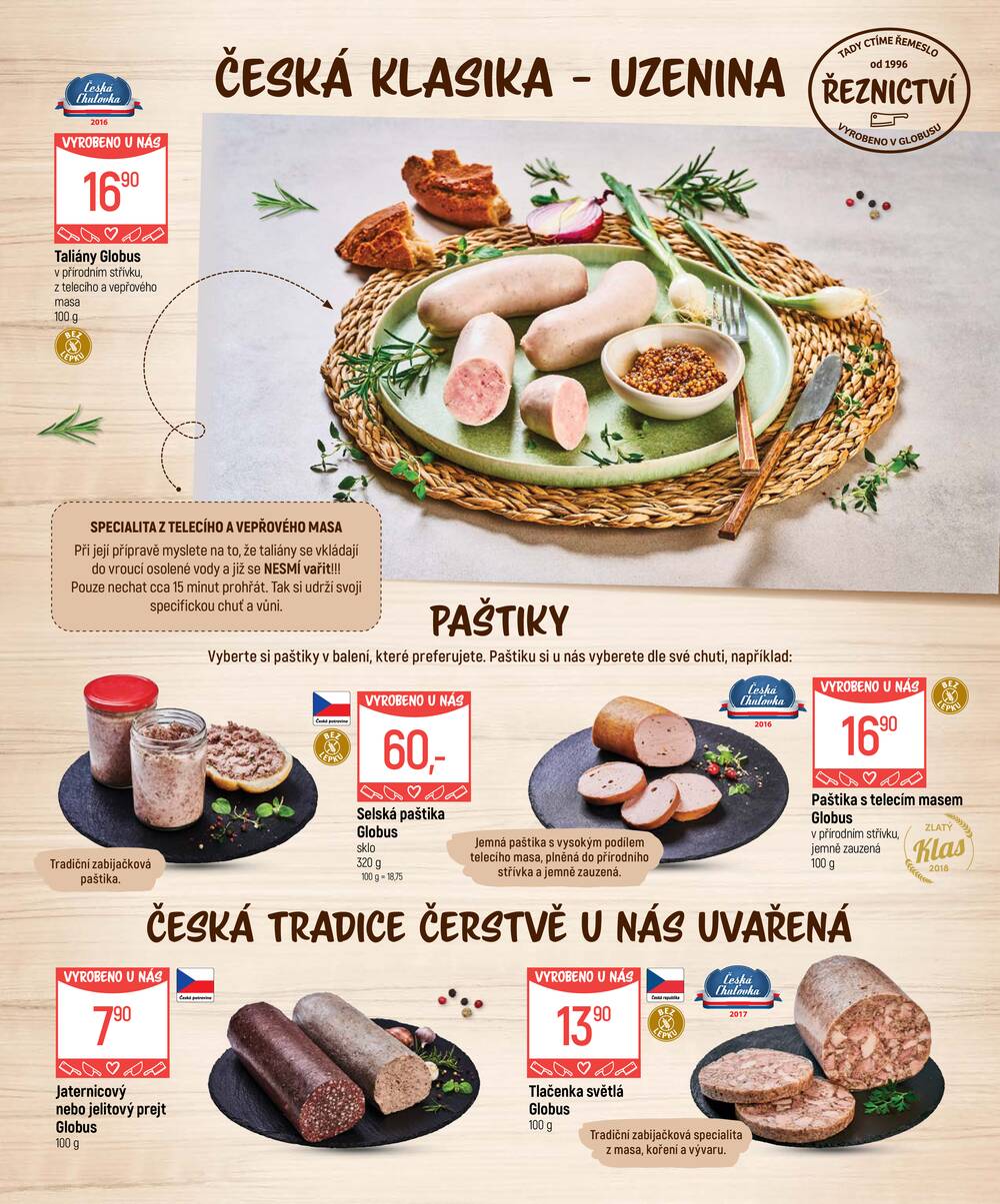 Akční leták Globus 16.9. - 4.10.2026 - Globus Praha - Čakovice