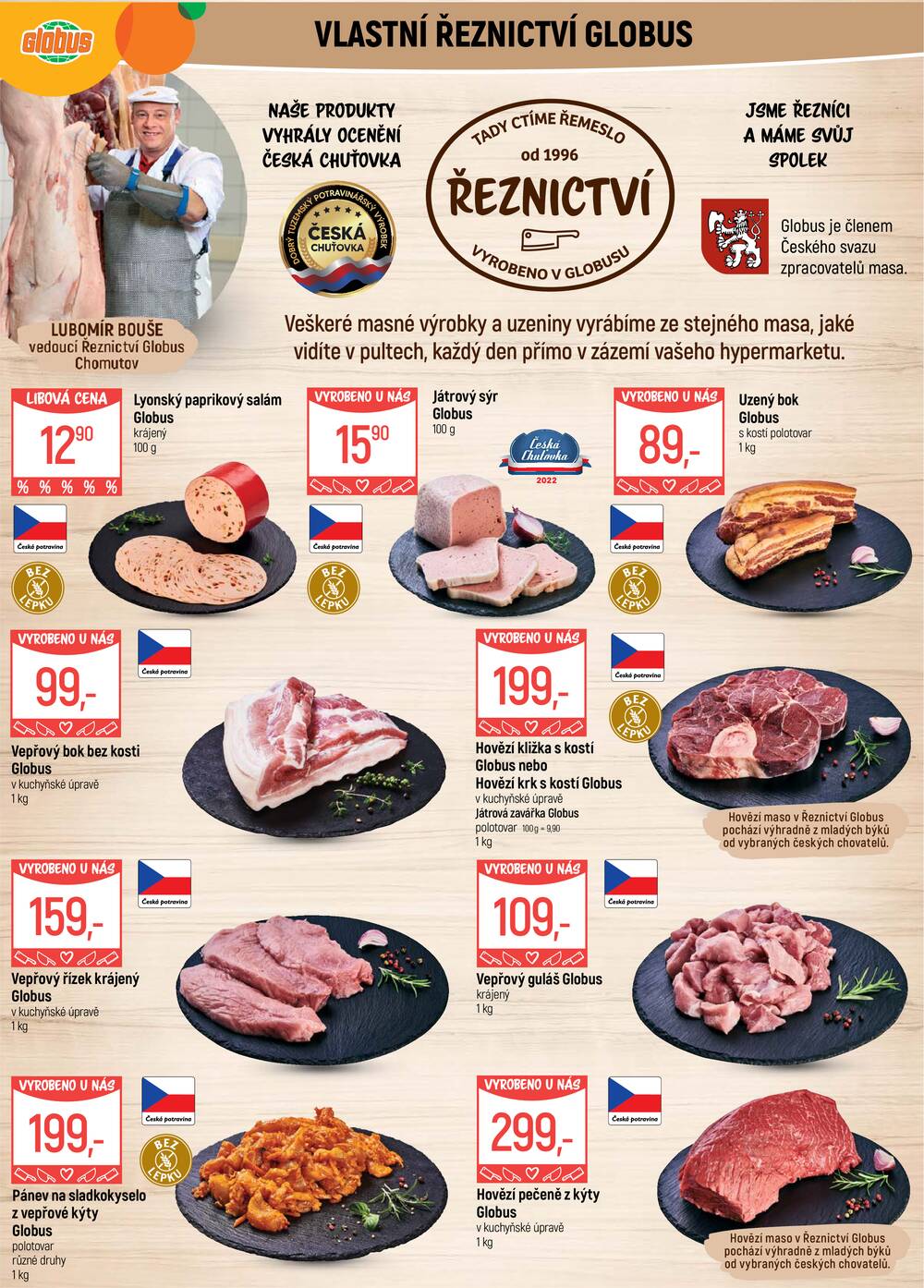 Akční leták Globus 16.9. - 22.9.2026 - Globus Chomutov