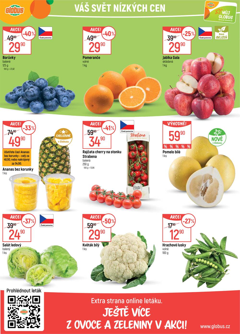 Akční leták Globus 16.9. - 22.9.2026 - Globus Chomutov