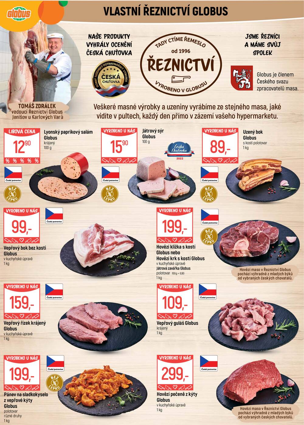 Leták Globus - Akční leták Globus 16.9. - 22.9.2026 - Globus Jenišov u Karlových Varů - strana 10 Leták Globus - Akční leták Globus 16.9. - 22.9.2026 - Globus Jenišov u Karlových Varů - strana 10