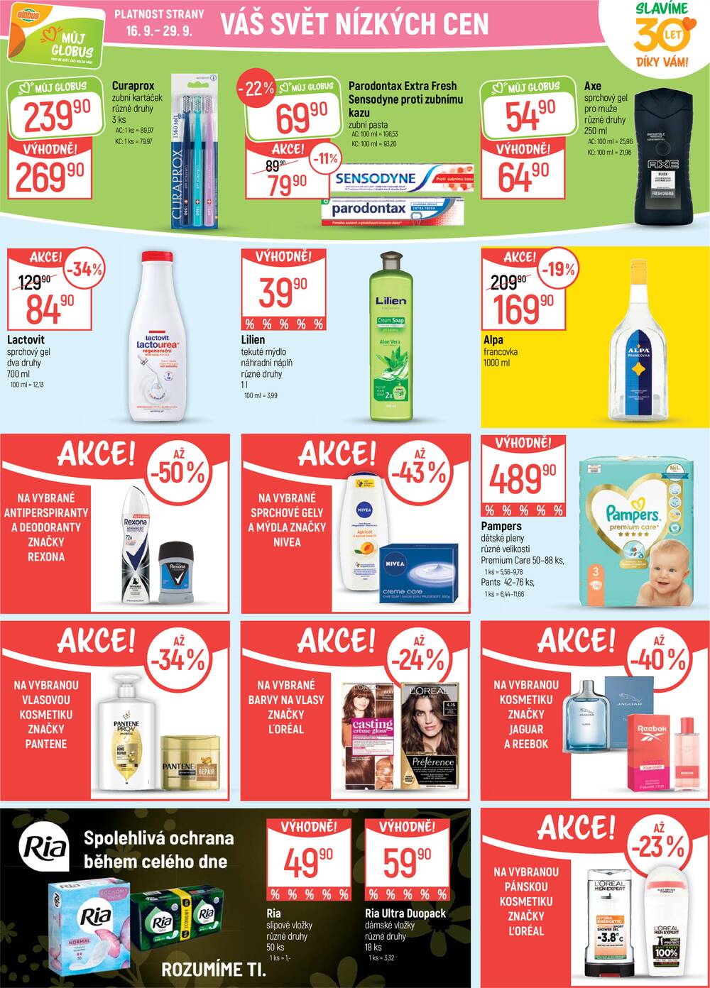 Leták Globus - Akční leták Globus 16.9. - 22.9.2026 - Globus Liberec - strana 28 Leták Globus - Akční leták Globus 16.9. - 22.9.2026 - Globus Liberec - strana 28