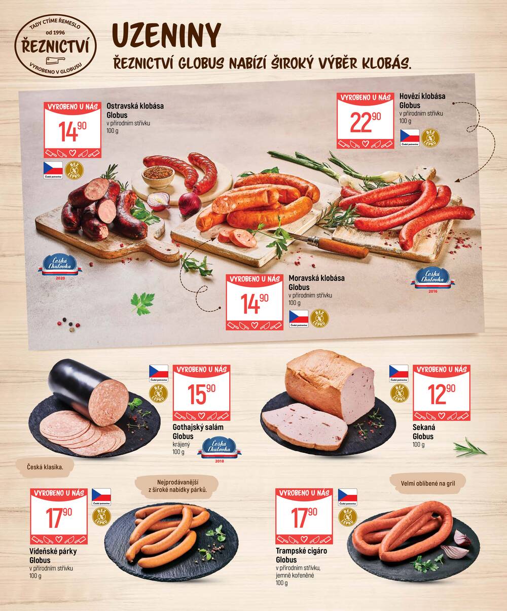 Leták Globus - Akční leták Globus 16.9. - 4.10.2026 - Globus Praha - Štěrboholy - strana 6 Leták Globus - Akční leták Globus 16.9. - 4.10.2026 - Globus Praha - Štěrboholy - strana 6