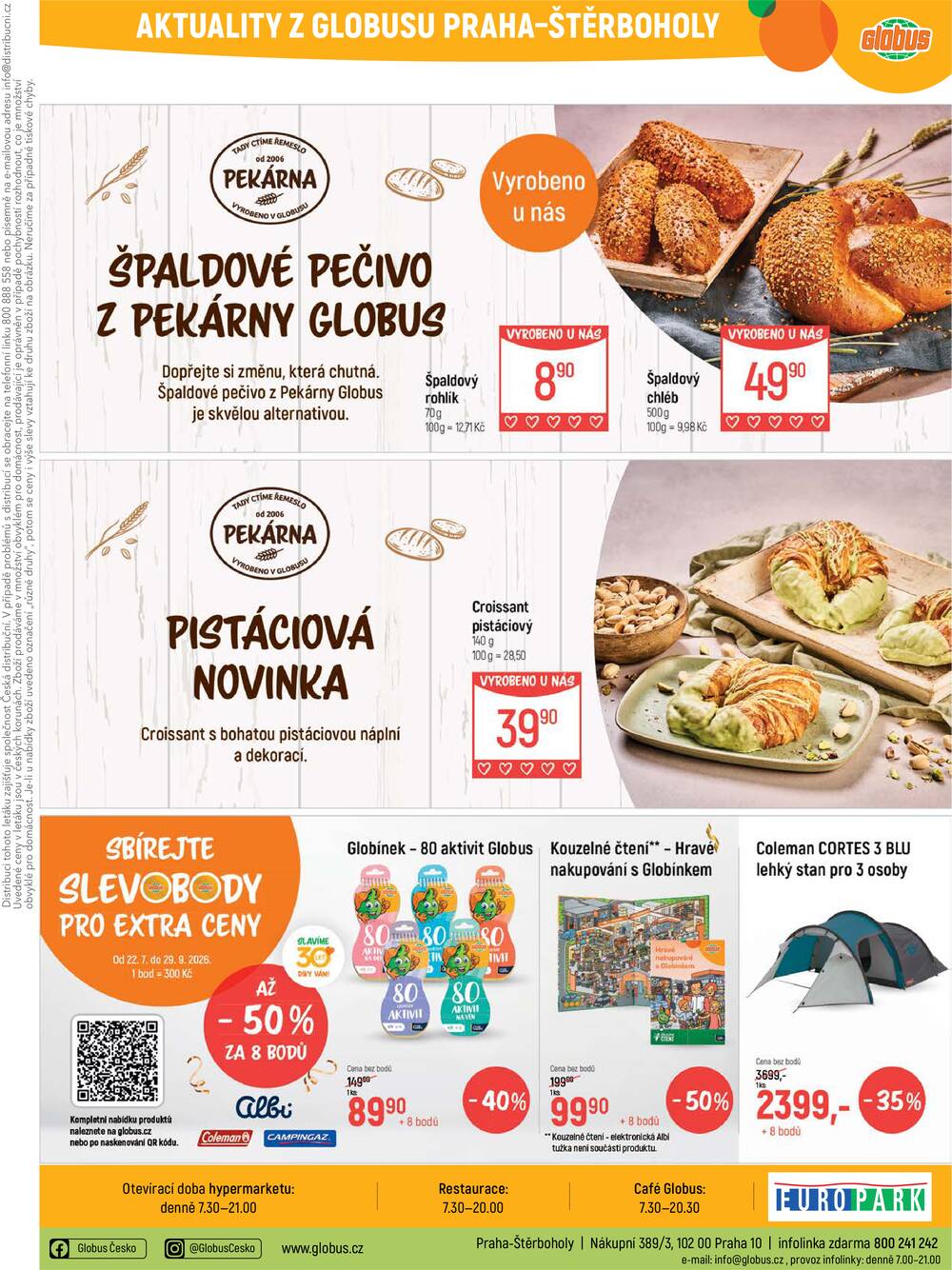 Leták Globus - Akční leták Globus 16.9. - 22.9.2026 - Globus Praha - Štěrboholy - strana 30