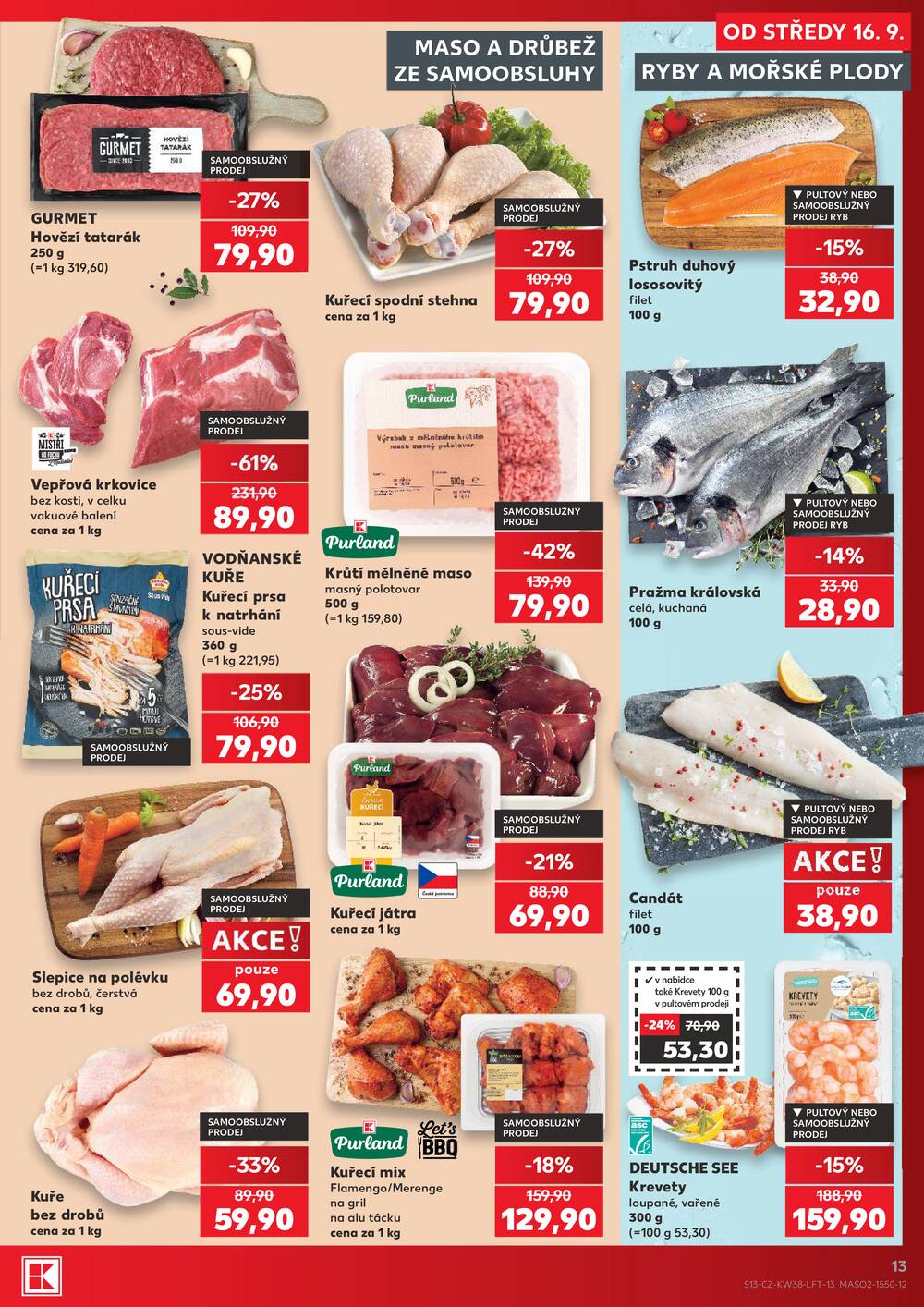Leták Kaufland - Kaufland 16.9. - 22.9. - Kaufland - Prachatice - strana 13 Leták Kaufland - Kaufland 16.9. - 22.9. - Kaufland - Prachatice - strana 13
