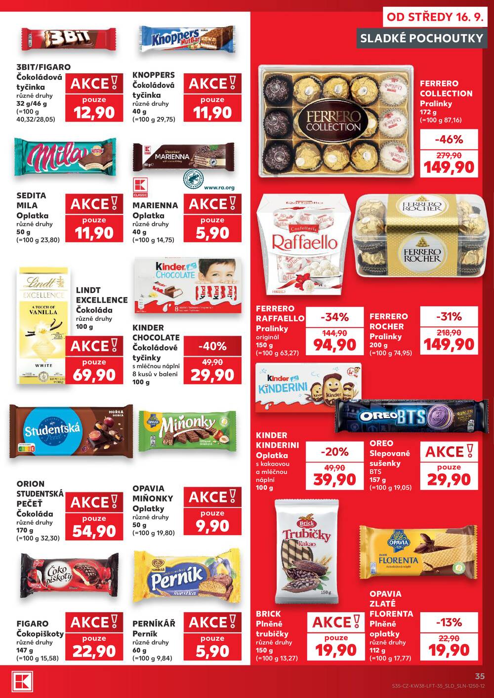 Leták Kaufland - Kaufland 16.9. - 22.9. - Kaufland - Louny - strana 35
