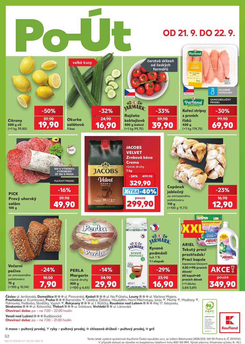 Kaufland 16.9. - 22.9. - Kaufland - Praha 3 (Jarov)