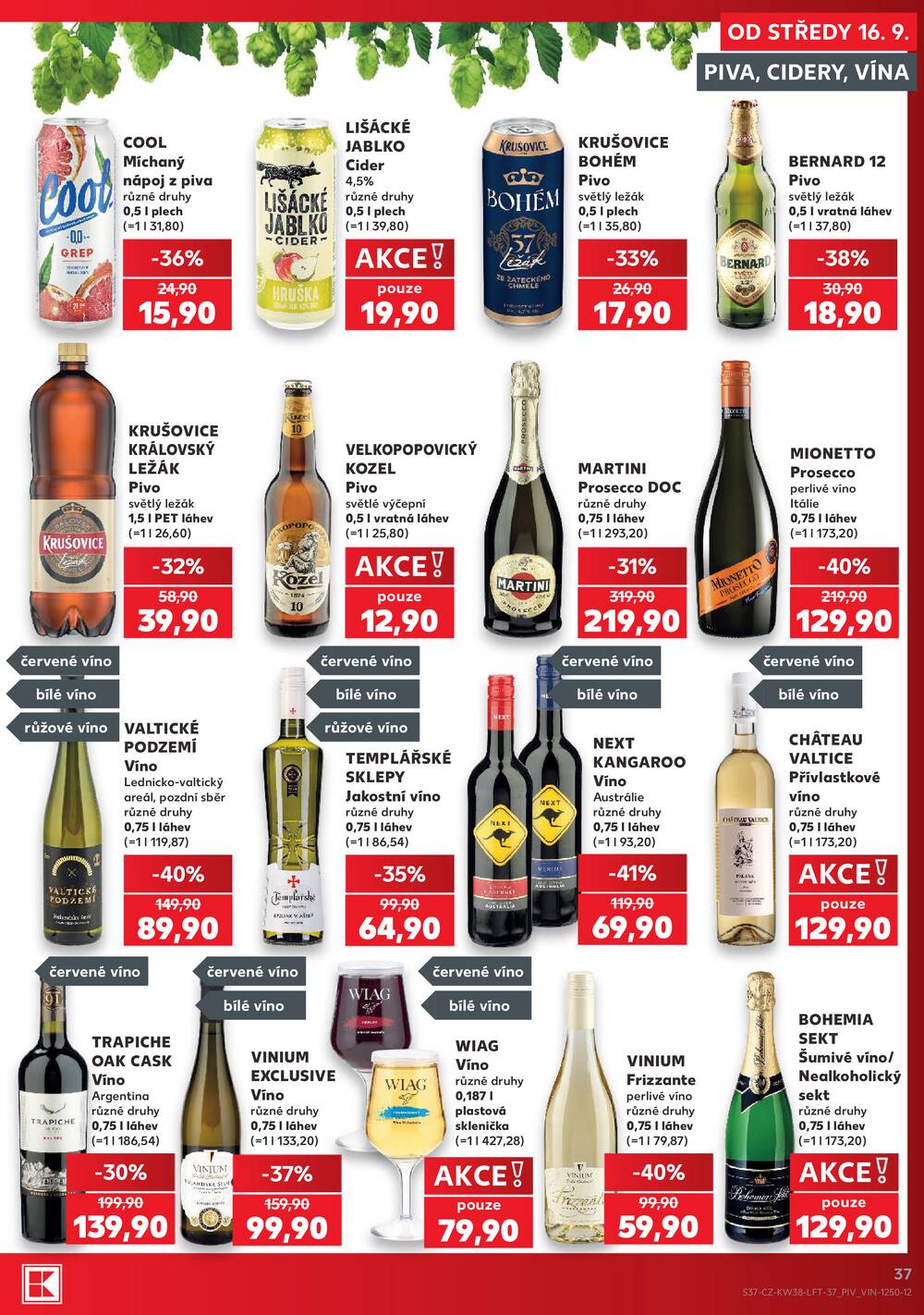 Kaufland 16.9. - 22.9. - Kaufland - Strakonice