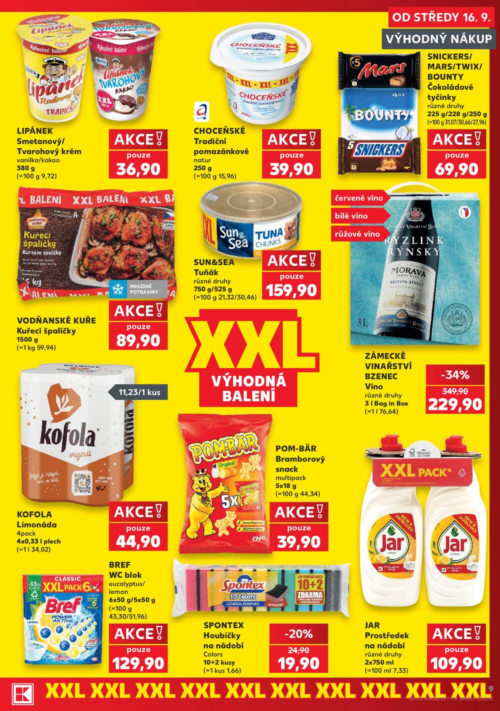 Leták Kaufland - Kaufland 16.9. - 22.9. - Kaufland - Praha 5 (Stodůlky) - strana 9 Leták Kaufland - Kaufland 16.9. - 22.9. - Kaufland - Praha 5 (Stodůlky) - strana 9