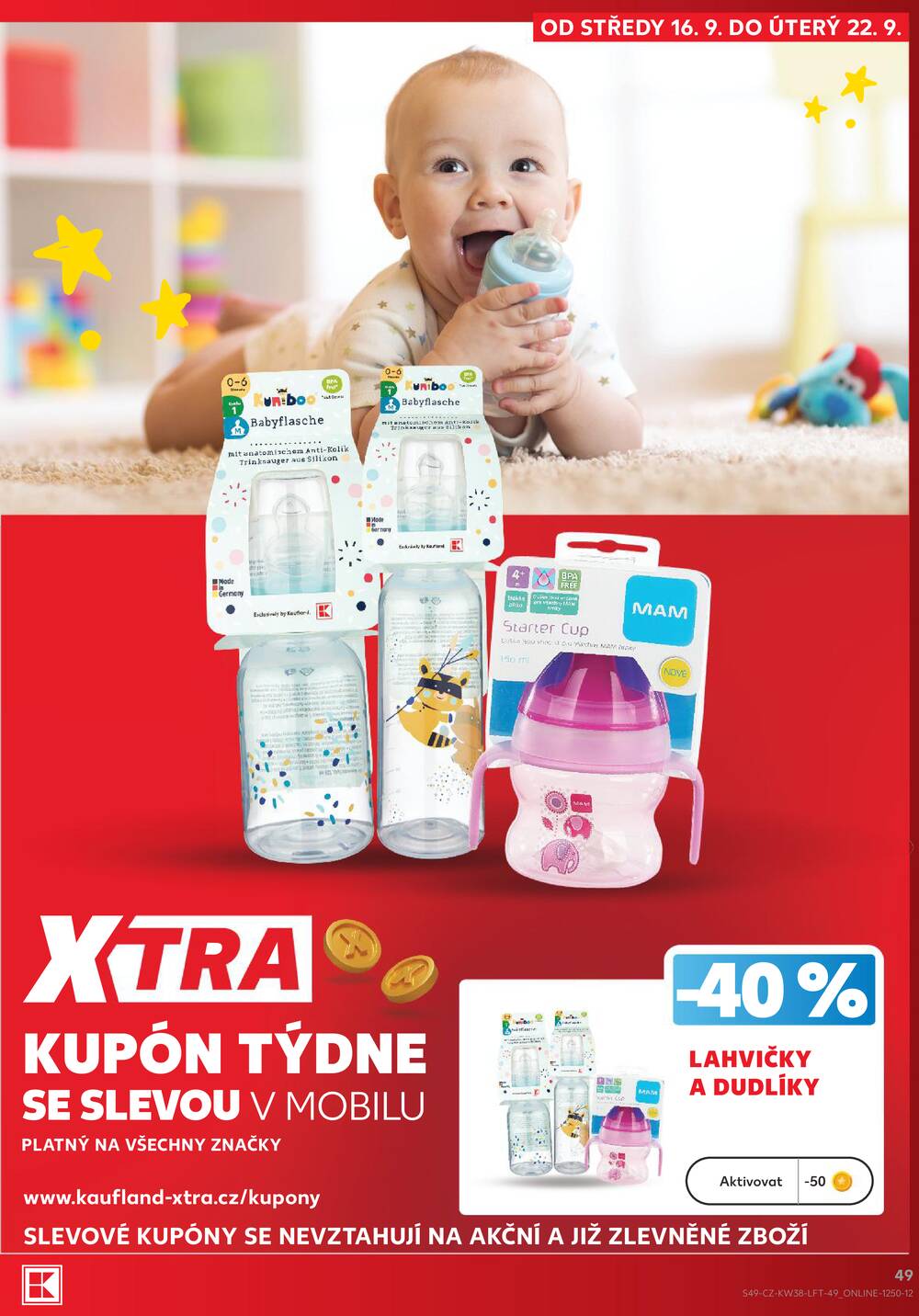 Leták Kaufland - Kaufland 16.9. - 22.9. - Kaufland - Praha 5 (Stodůlky) - strana 49