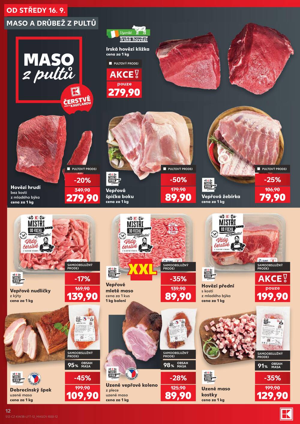 Leták Kaufland - Kaufland 16.9. - 22.9. - Kaufland - Praha 8 (Libeň) - strana 12