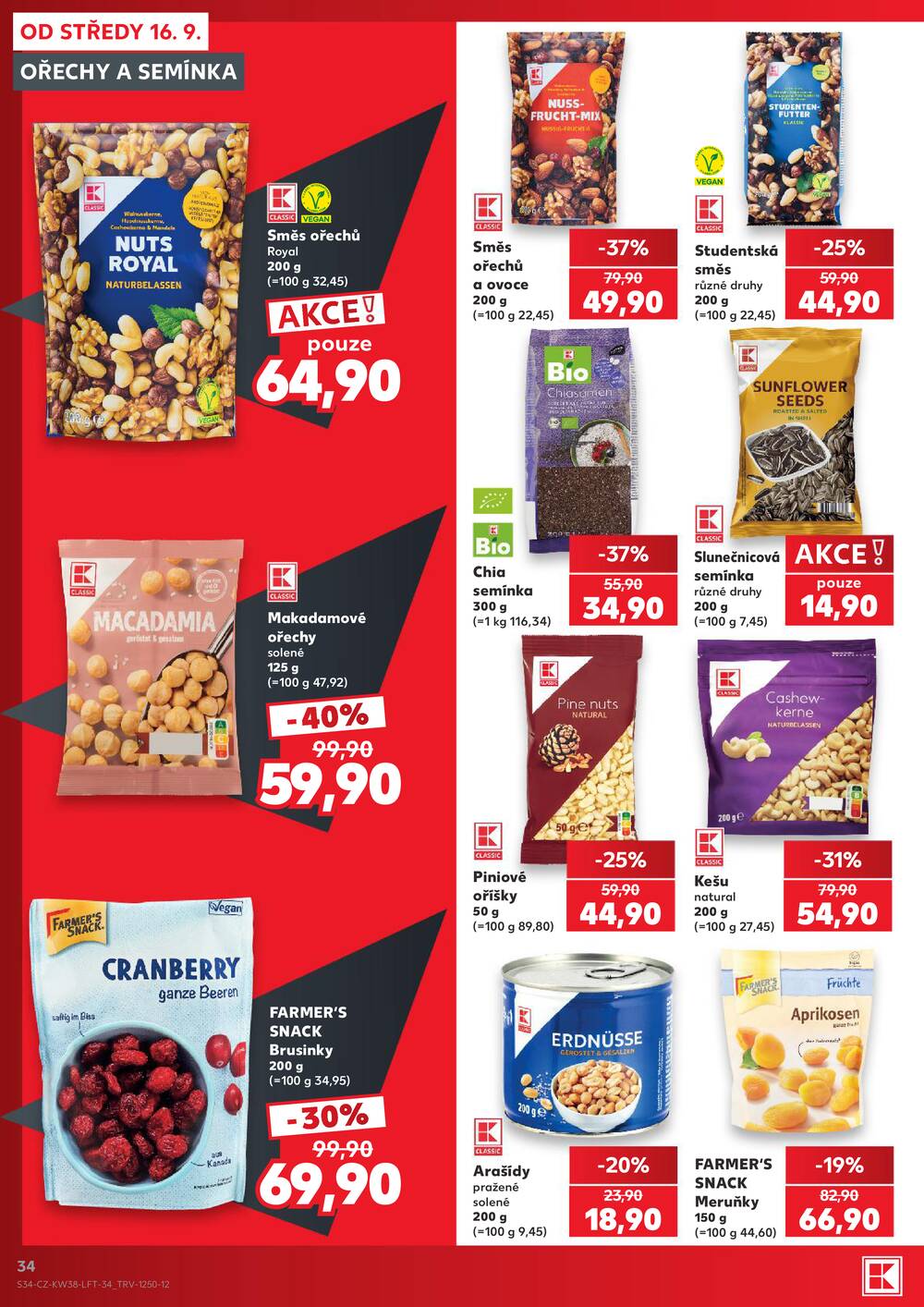 Kaufland 16.9. - 22.9. - Kaufland - Veselí nad Lužnicí - Budějovická