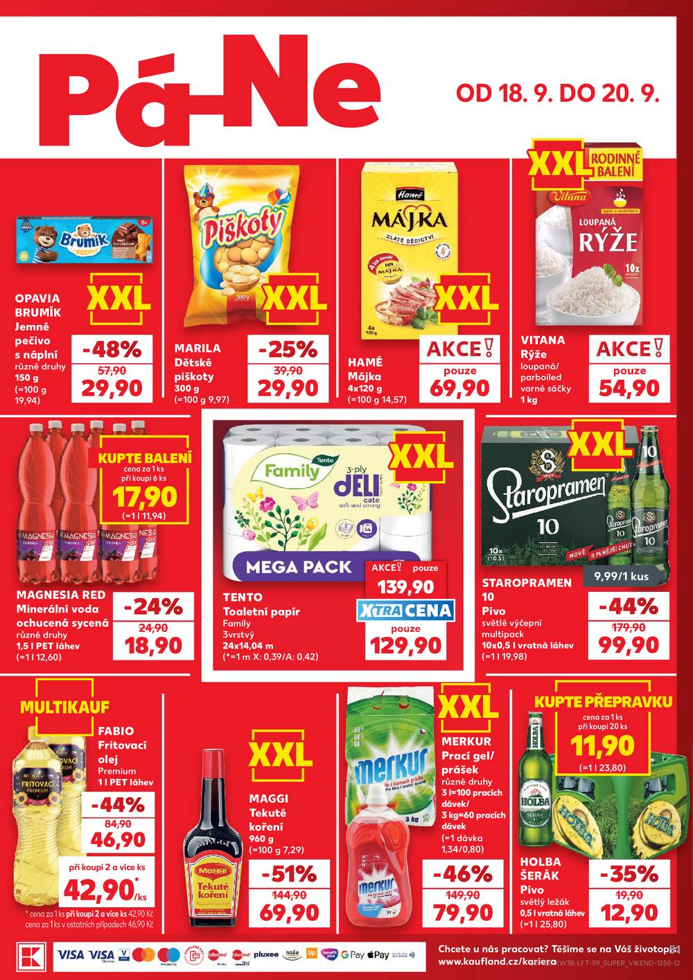 Kaufland 16.9. - 22.9. - Kaufland - Veselí nad Lužnicí - Budějovická