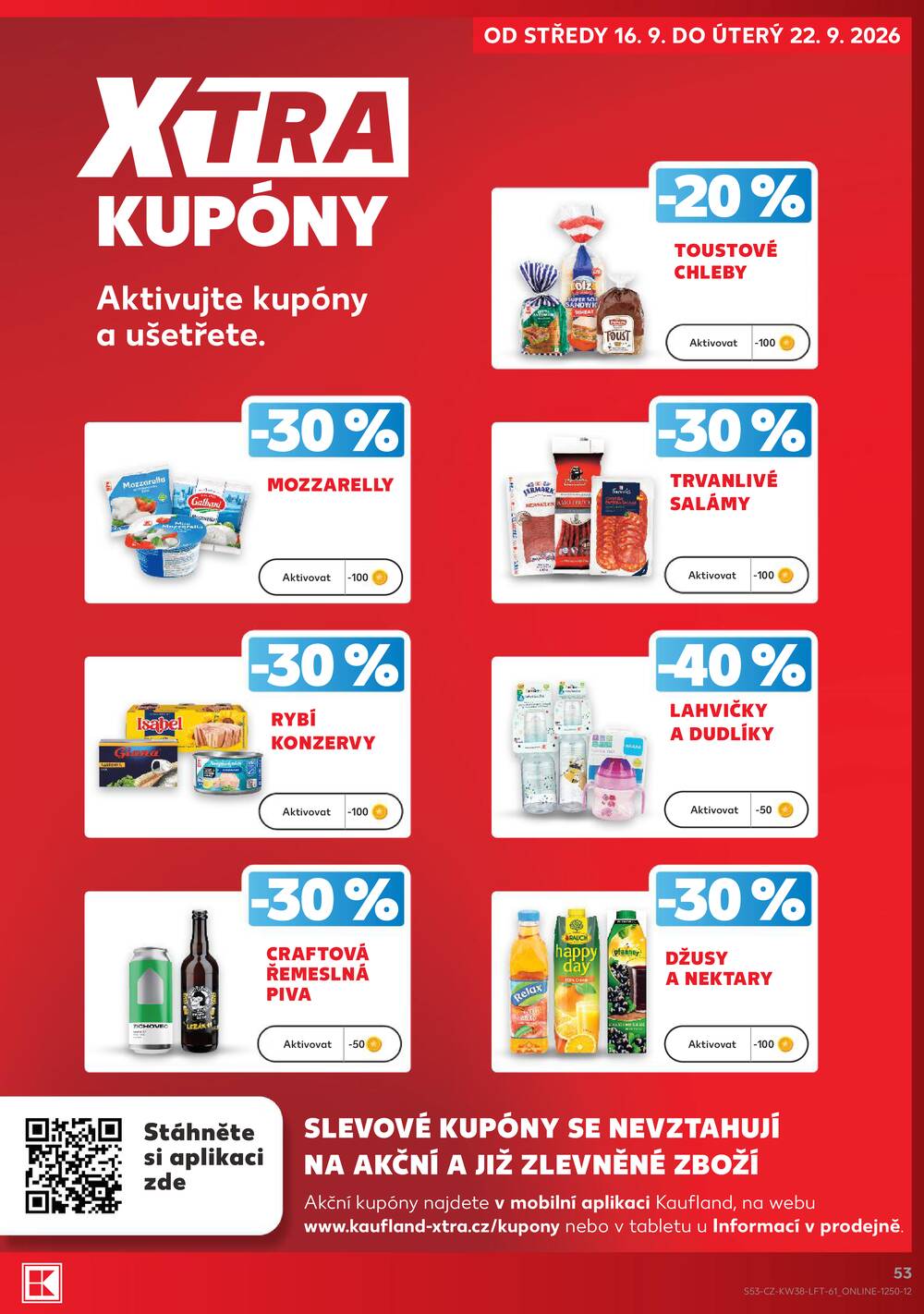 Kaufland 16.9. - 22.9. - Kaufland - Veselí nad Lužnicí - Budějovická