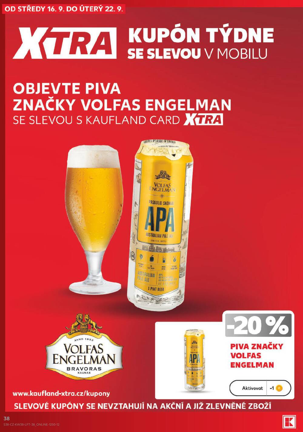 Leták Kaufland - Kaufland 16.9. - 22.9. - Kaufland - Mladá Boleslav - strana 38 Leták Kaufland - Kaufland 16.9. - 22.9. - Kaufland - Mladá Boleslav - strana 38