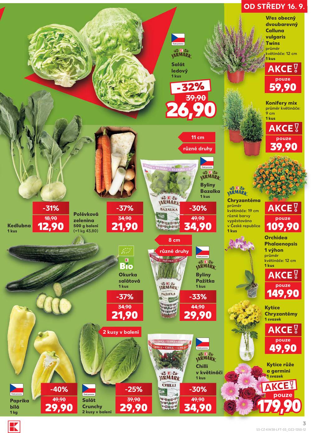 Kaufland 16.9. - 22.9. - Kaufland - Prostějov (Olomoucká)