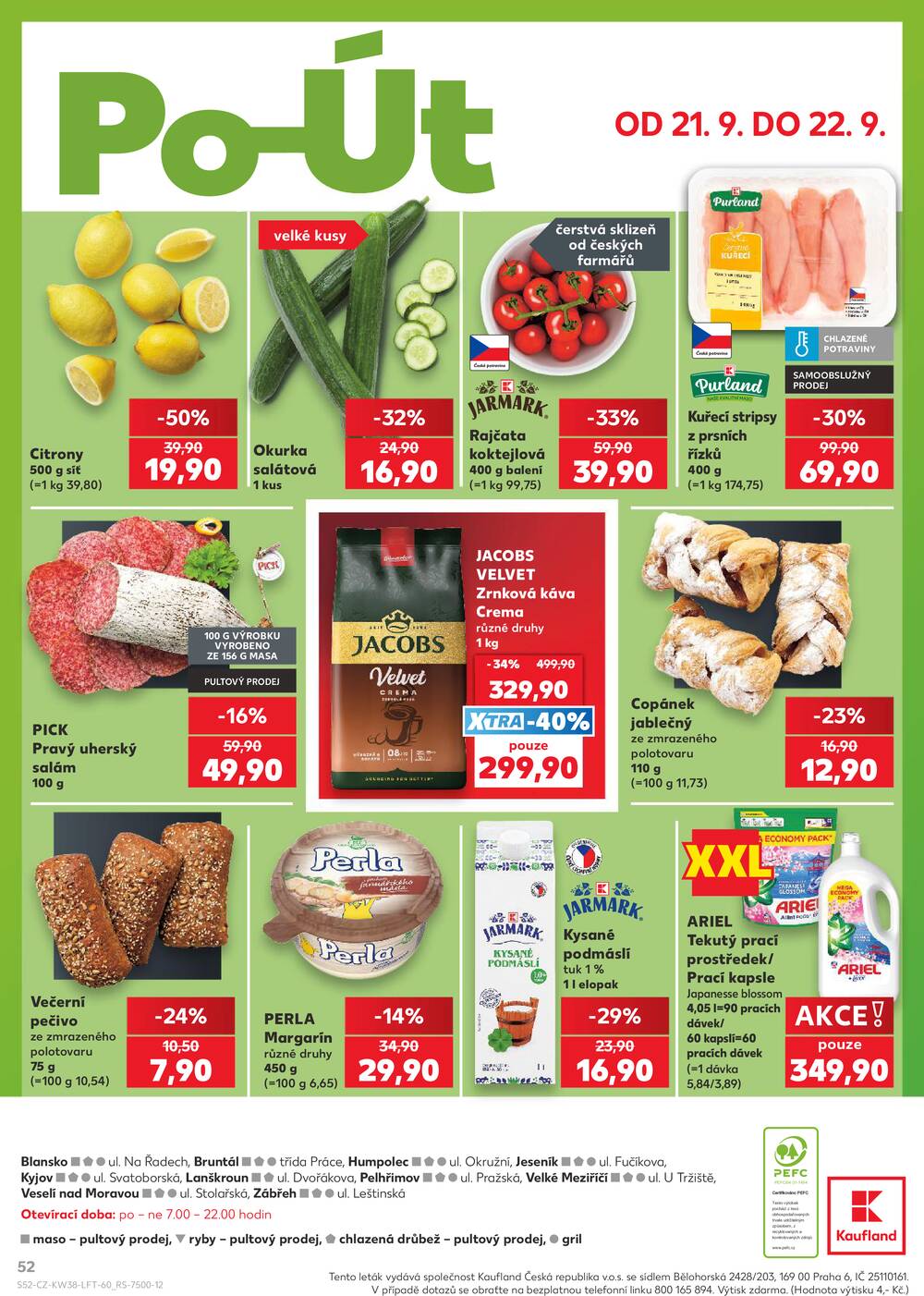 Kaufland 16.9. - 22.9. - Kaufland - Lanškroun