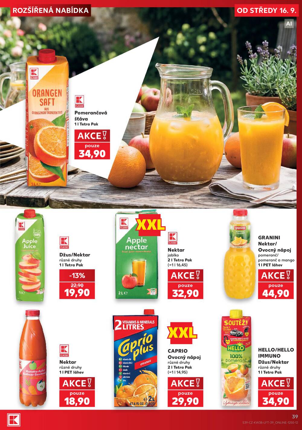 Kaufland 16.9. - 22.9. - Kaufland - Pardubice (Bělehradská)