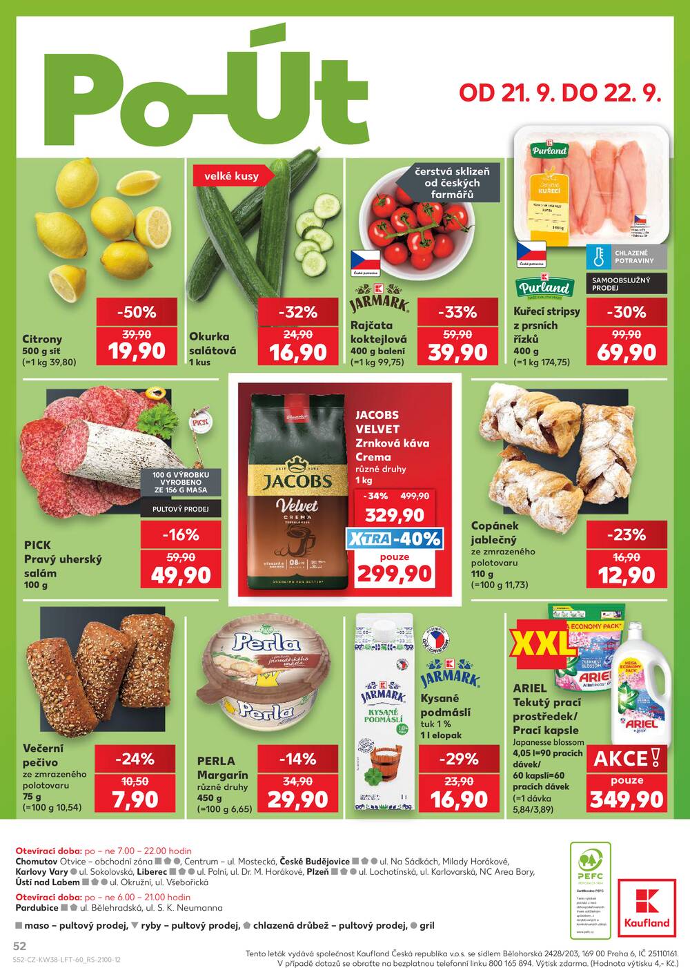 Kaufland 16.9. - 22.9. - Kaufland - Pardubice (Bělehradská)