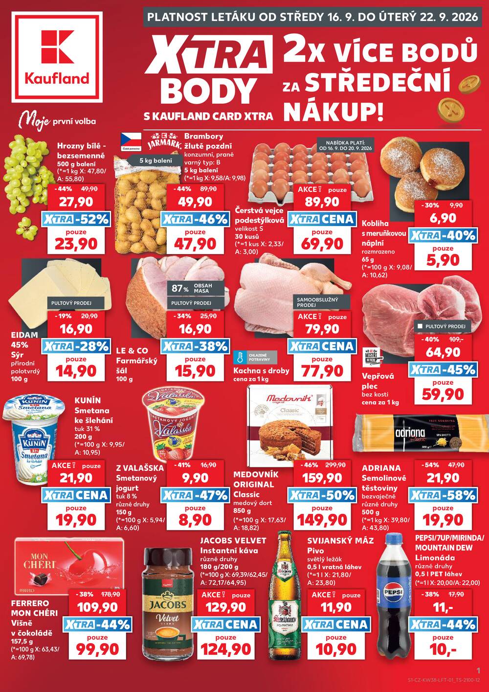 Kaufland 16.9. - 22.9. - Kaufland - Plzeň (Lochotínská)