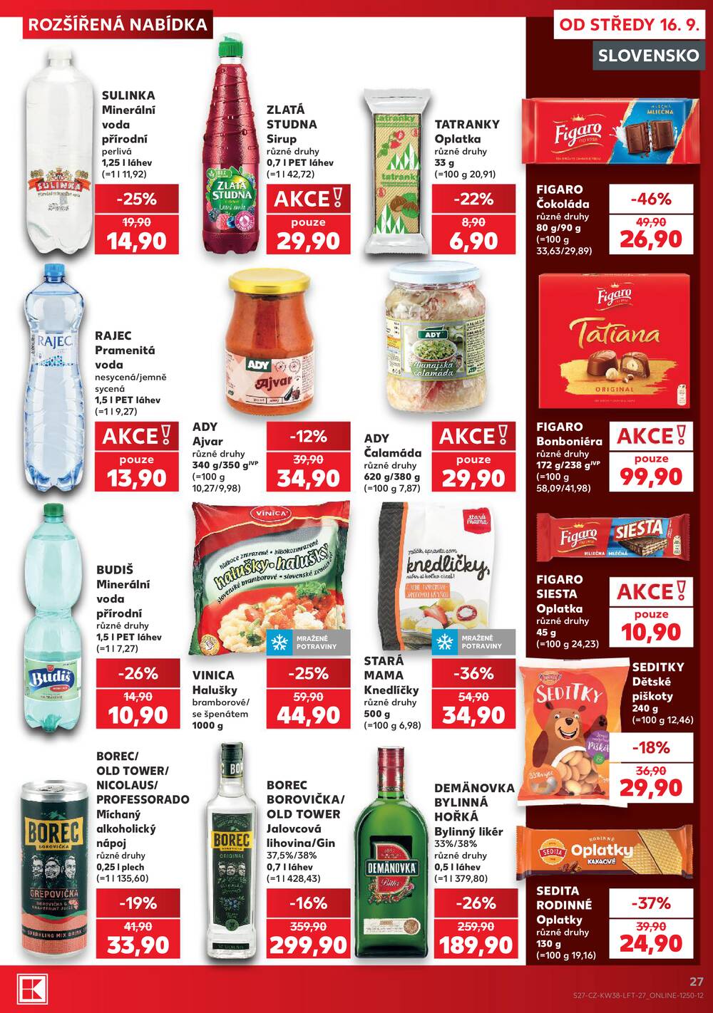 Kaufland 16.9. - 22.9. - Kaufland - Plzeň (Lochotínská)