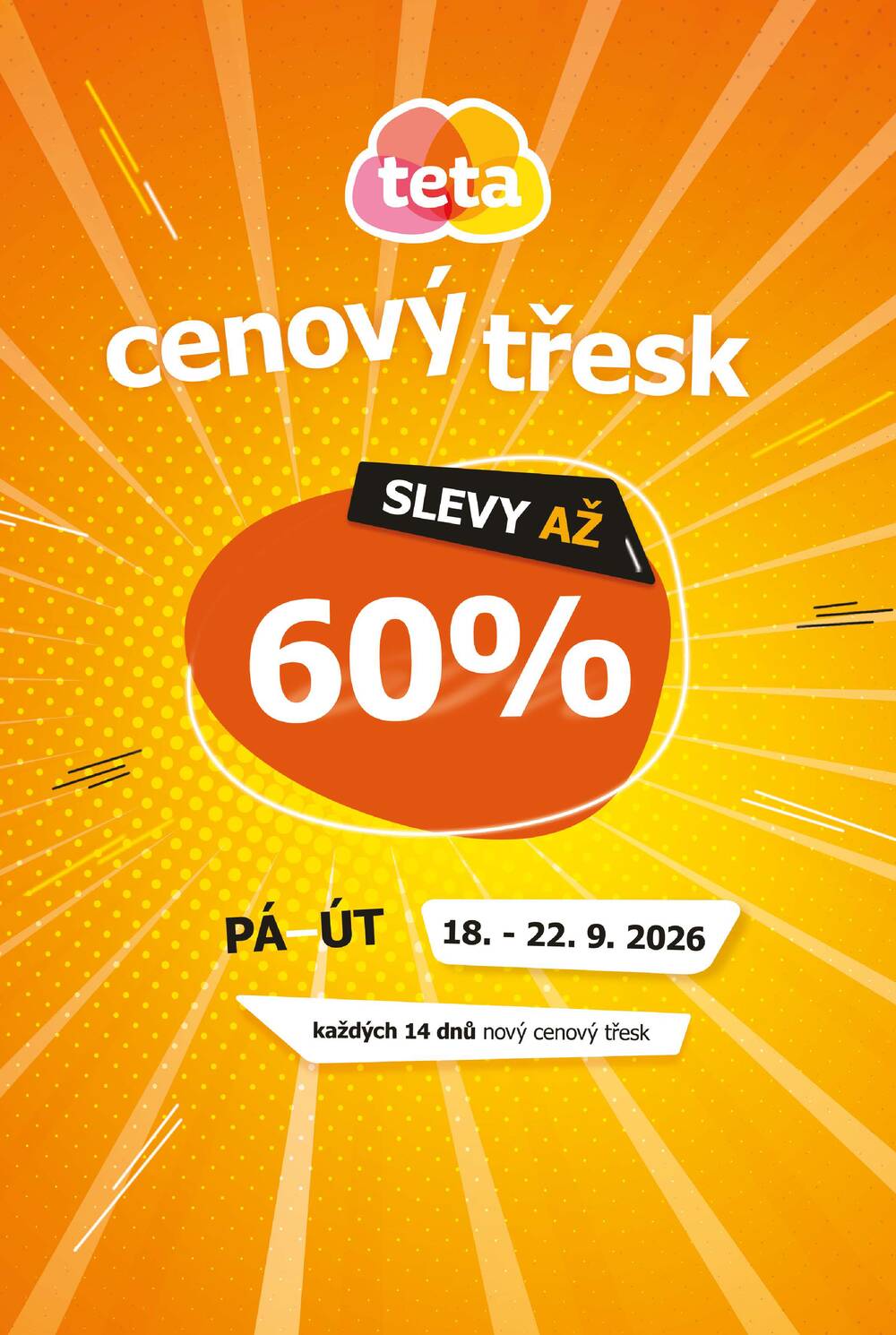 Leták Teta drogerie - Teta drogerie  od 18.9. do 22.9.2026 - strana 1