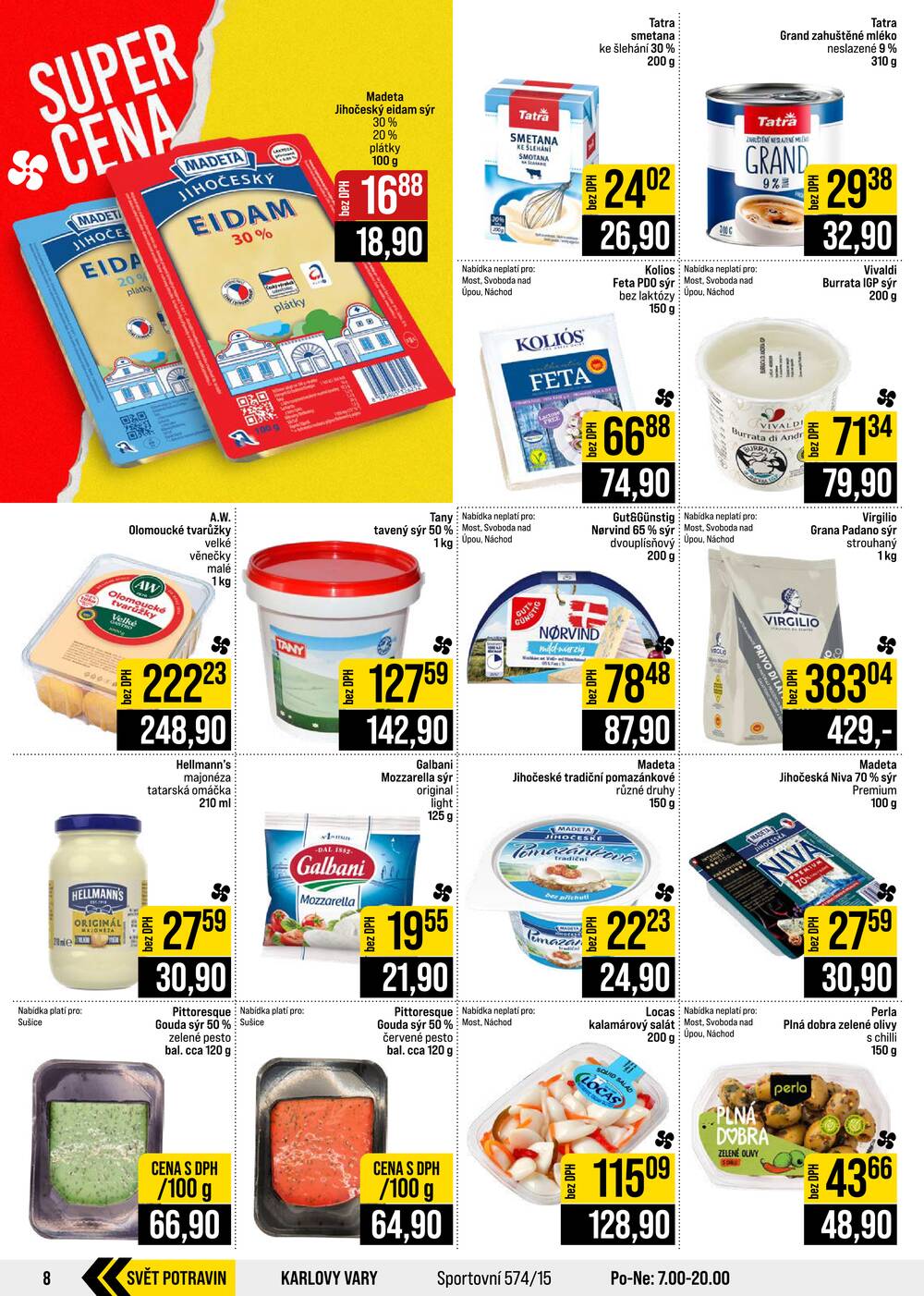 JIP Cash & Carry České Budějovice, Most, Náchod, Polička, Sušice a Svoboda nad Úpou od 16.9. do 22.9.2026