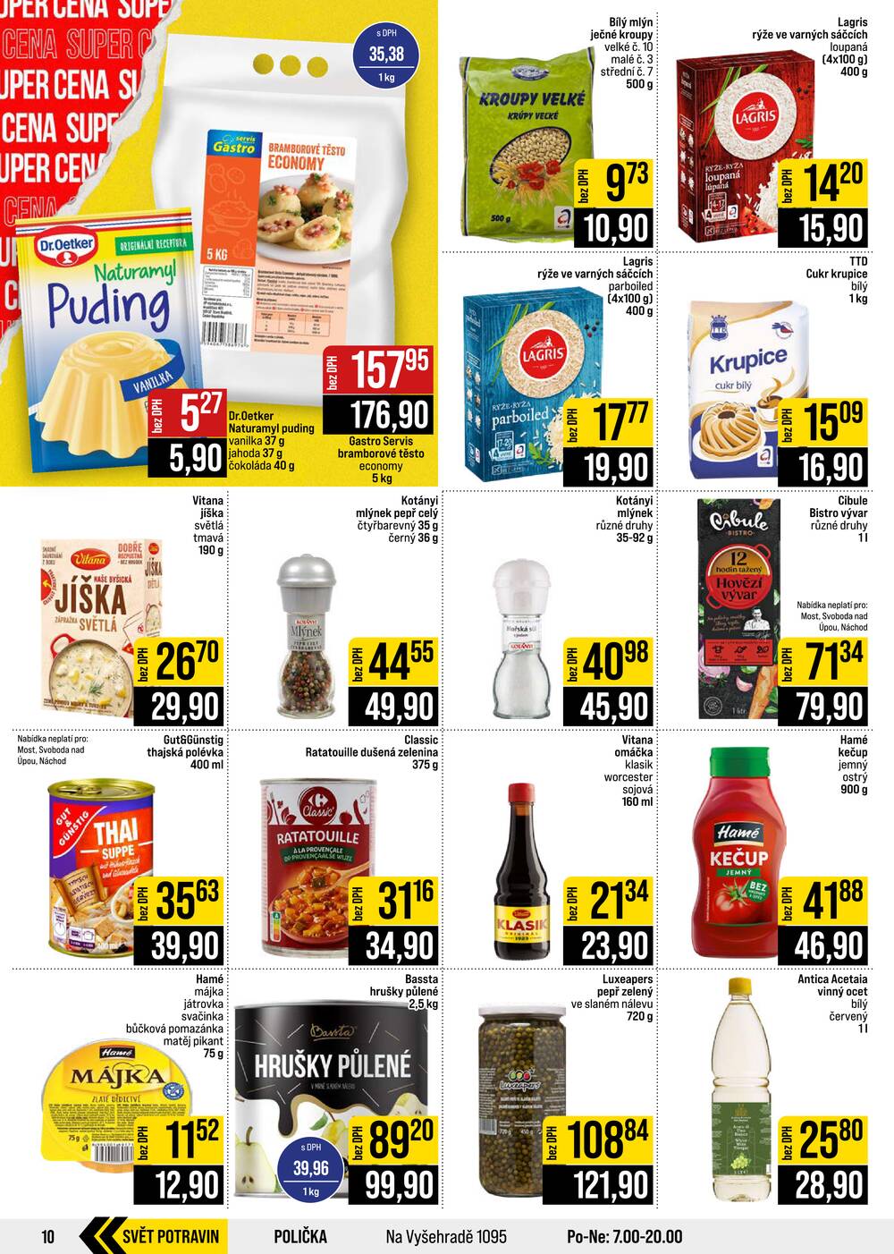 JIP Cash & Carry České Budějovice, Most, Náchod, Polička, Sušice a Svoboda nad Úpou od 16.9. do 22.9.2026